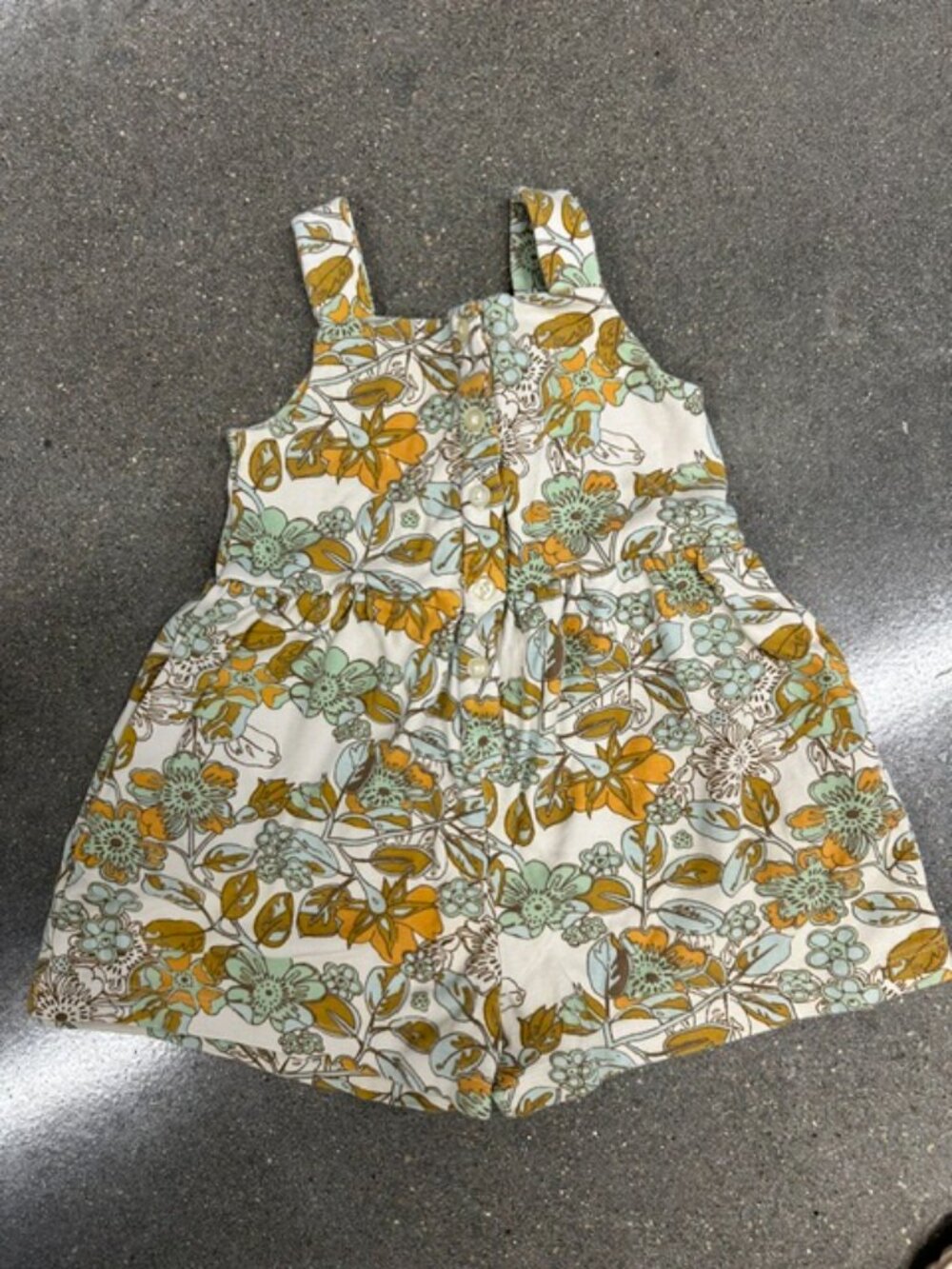 Kate Quinn Organic Cotton Floral Retro Romper